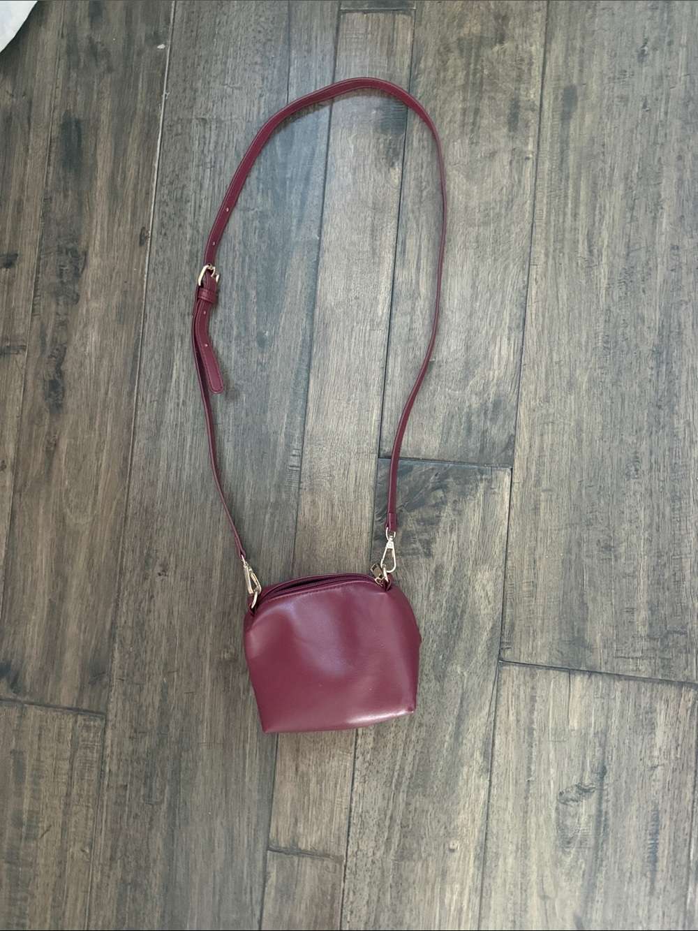 Anthropologie Burgundy Crossbody Mini Bag (Never used)